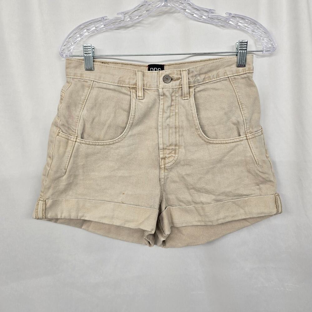 Urban Outfitters BDG Denim Shorts Women's 28 Tan High Rise Cuffed Hem